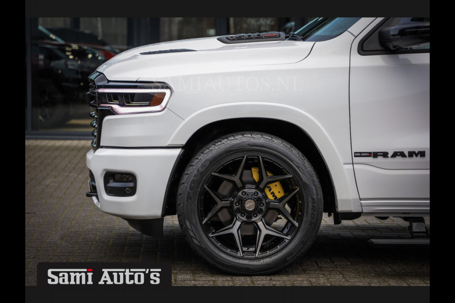 Dodge Ram 1500 LIMITED NIGHT H.O 540PK 706 Nm | XB9 | MASSAGE | BOM VOL | PW7 WHITE | CREW CAB | DUBBELE CABINE | GRIJSKENTEKEN | VOORRAAD NR 2336 - 7700