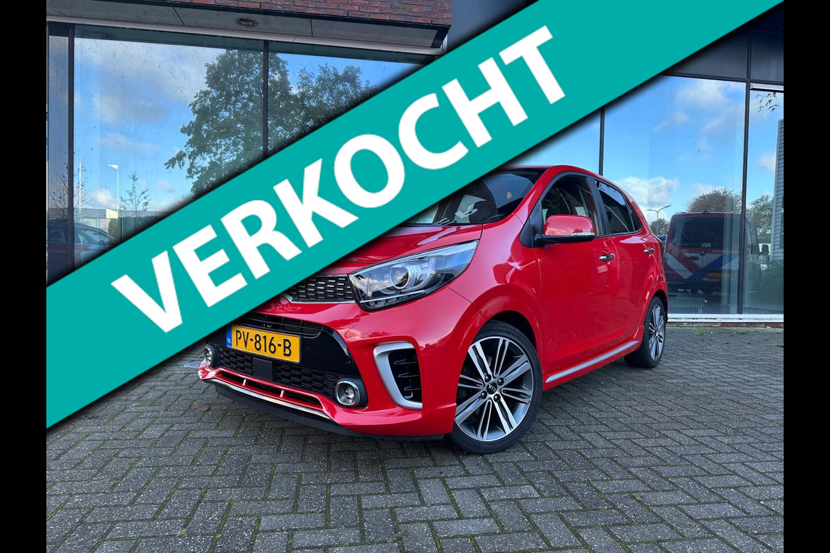 Kia Picanto 1.2 CVVT GT-Line - Leder - Navi - Parkeerhulp - Airco - Org.NL