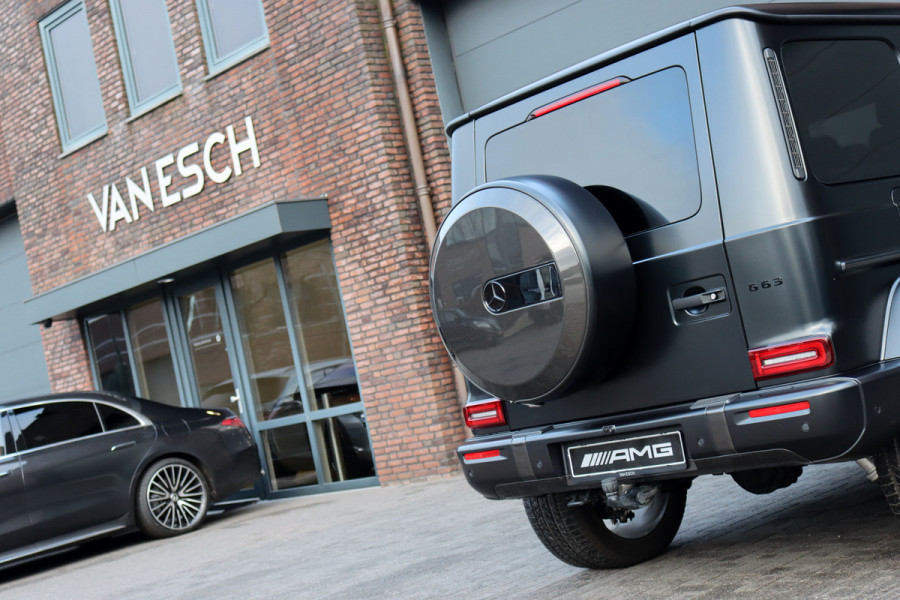 Mercedes-Benz G-Klasse AMG 63 Aut9 | Facelift | 'Manufaktur' | Performance-pakket | Distronic+ | AMG Drivers Package | Verwarmd Stuurwiel | Carbonpakket | Trekhaak | Keyless Go | Massage | Techniekpakket |