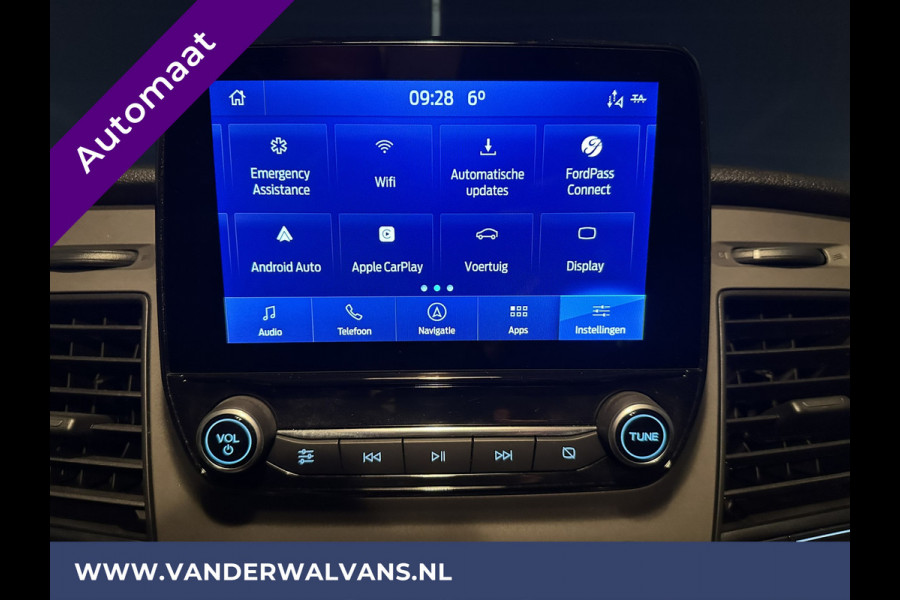 Ford Transit Custom 2.0 TDCI 130pk Automaat **BPM VRIJ voor de Ondernemer** L2H1 Euro6 Airco | Camera | Navigatie | LED Trekhaak, Apple Carplay, Android Auto, Cruisecontrol, Parkeersensoren, Verwarmde voorruit, Bijrijdersbank