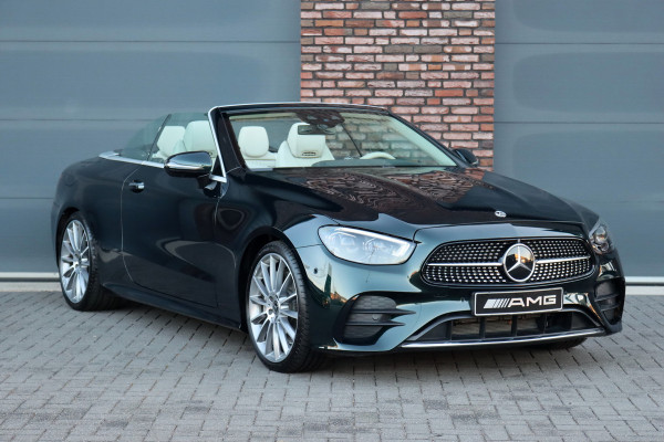 Mercedes-Benz E-Klasse Cabrio 450 4MATIC AMG Line Aut9 | Airmatic | Distronic+ | Carbon | Stoelventilatie | Verwarmd Stuurwiel | Burmester | HUD | Airscarf | Soft-Close | Memory | Massage |