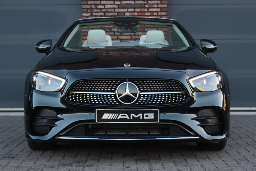 Mercedes-Benz E-Klasse Cabrio 450 4MATIC AMG Line Aut9 | Airmatic | Distronic+ | Carbon | Stoelventilatie | Verwarmd Stuurwiel | Burmester | HUD | Airscarf | Soft-Close | Memory | Massage |