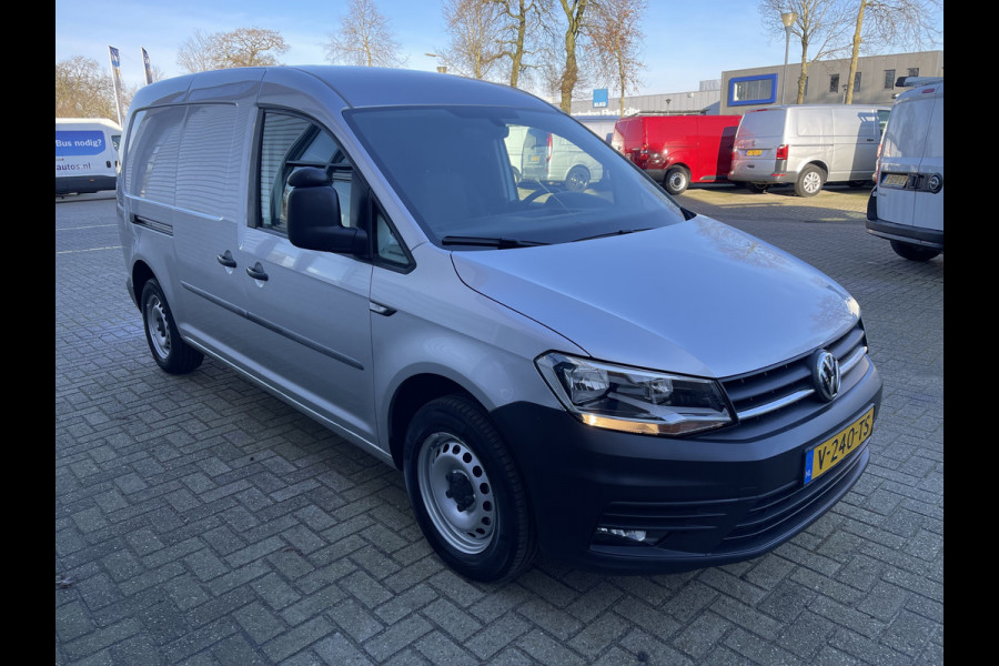 Volkswagen Caddy 2.0 TDI L2H1 BMT Maxi Comfortline / vaste prijs rijklaar € 13.950 ex btw / zilver metallic / achterklep / airco / cruise / achteruit rijcamera / euro 6 !