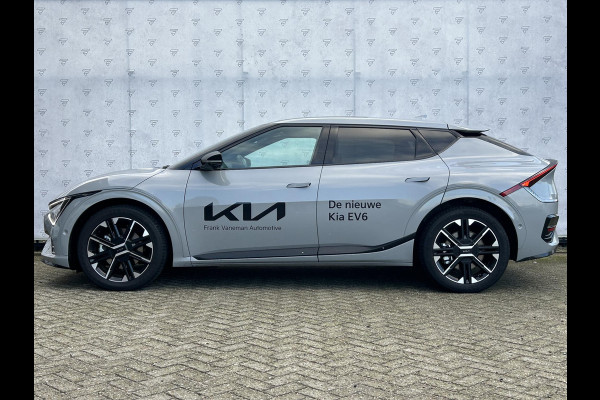 Kia Ev6 GT Line 84 kWh Automaat | Pano | HUD | MeridianSound | 360-Camera | Alcantara/Leder | Memory Seats | Stoelverkoeling | Apple Carplay & Android Auto |