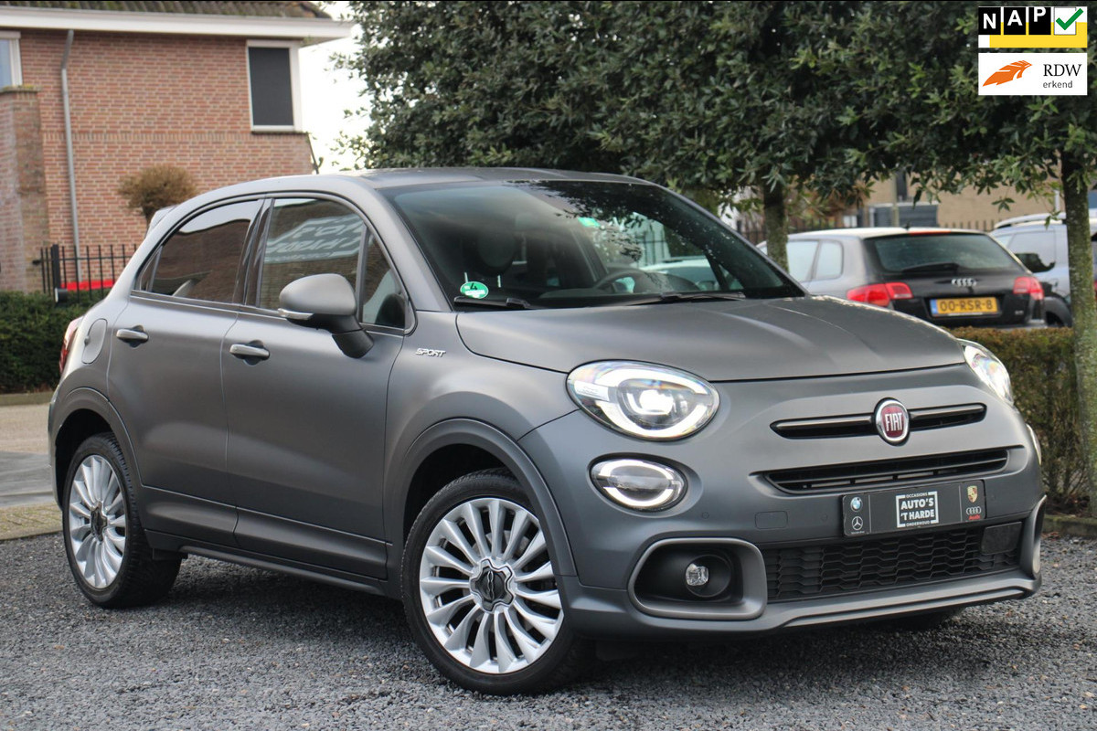 Fiat 500X 1.3 GSE Sport 151 PK Automaat Half/Leder Camera Keyless LED 18'' MAT