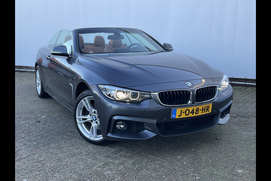 BMW 4 Serie Cabrio 430i 252pk xDrive M-Sport Leer+Sportzetels Stoelverw Xenon High Executive