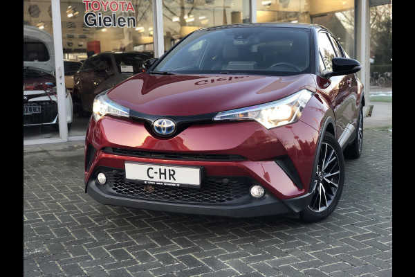 Toyota C-HR 1.8 Hybrid Style Bi-Tone | Leer, JBL, Trekhaak, Navigatie, Dodehoekherkenning, Stoelverwarming, Parkeersensoren