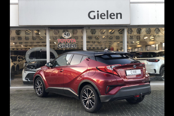 Toyota C-HR 1.8 Hybrid Style Bi-Tone | Leer, JBL, Trekhaak, Navigatie, Dodehoekherkenning, Stoelverwarming, Parkeersensoren