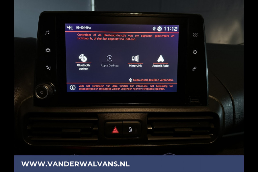 Citroën Berlingo 1.5 BlueHDI **BPM VRIJ voor de Ondernemer** L1H1 Euro6 Airco | 3-Zits | Apple Carplay Android Auto, Cruisecontrol, Parkeersensoren, Bijrijdersbank