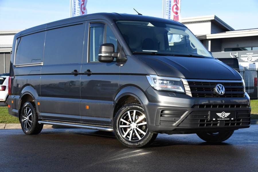 Volkswagen Crafter 35 2.0 TDI L3H2 Highline Camera, Cruise, Sensoren, Automaat, Carplay, Automaat, 177PK, LED, Stoelverwarming, Standkachel, UNIEK!