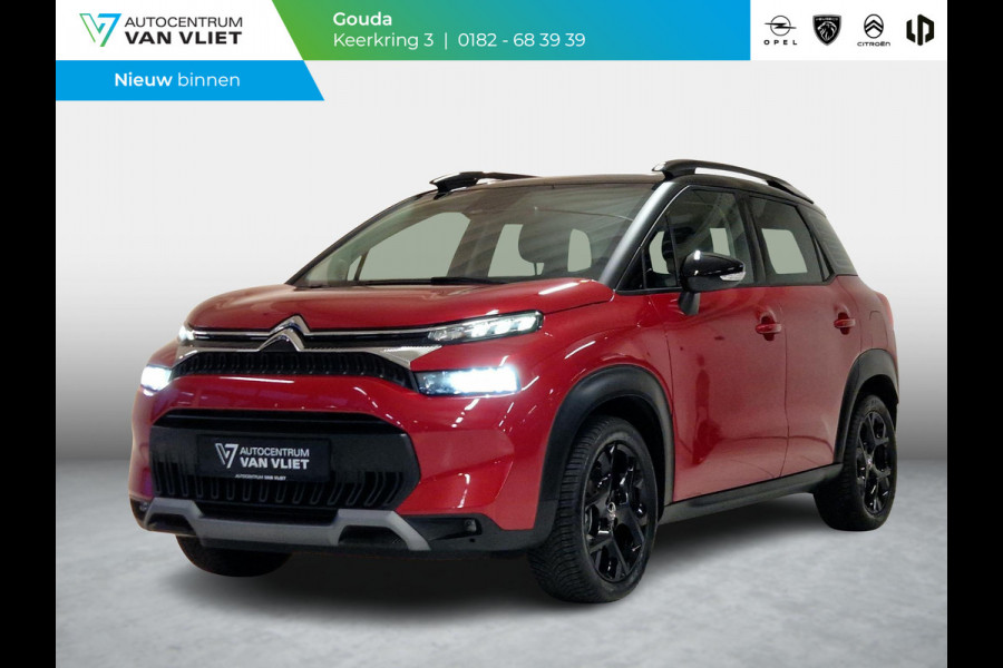 Citroën C3 Aircross 1.2 PureTech Shine 130PK | Automaat | Leder | Elektrisch dakraam | Navigatie | Voorruitverwarming | Stoelverwarming |