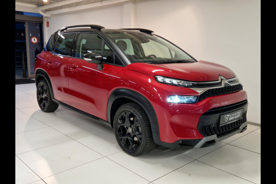 Citroën C3 Aircross 1.2 PureTech Shine 130PK | Automaat | Leder | Elektrisch dakraam | Navigatie | Voorruitverwarming | Stoelverwarming |