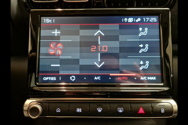Citroën C3 Aircross 1.2 PureTech Shine 130PK | Automaat | Leder | Elektrisch dakraam | Navigatie | Voorruitverwarming | Stoelverwarming |