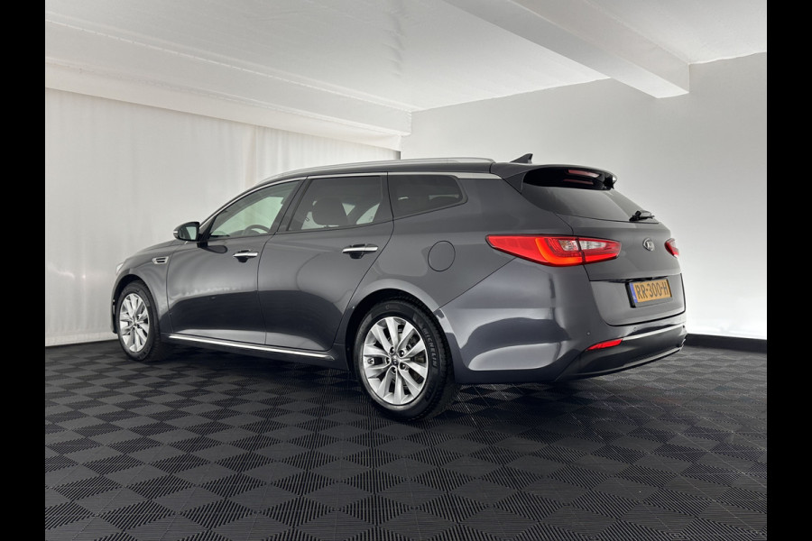 Kia Optima Sportswagon 1.7 CRDi ComfortPlusLine Aut. *NAVI-FULLMAP | 1/2LEATHER | COMFORT-SEATS | CAMERA | KEYLESS | 17''ALU | ECC | PDC | CRUISE*