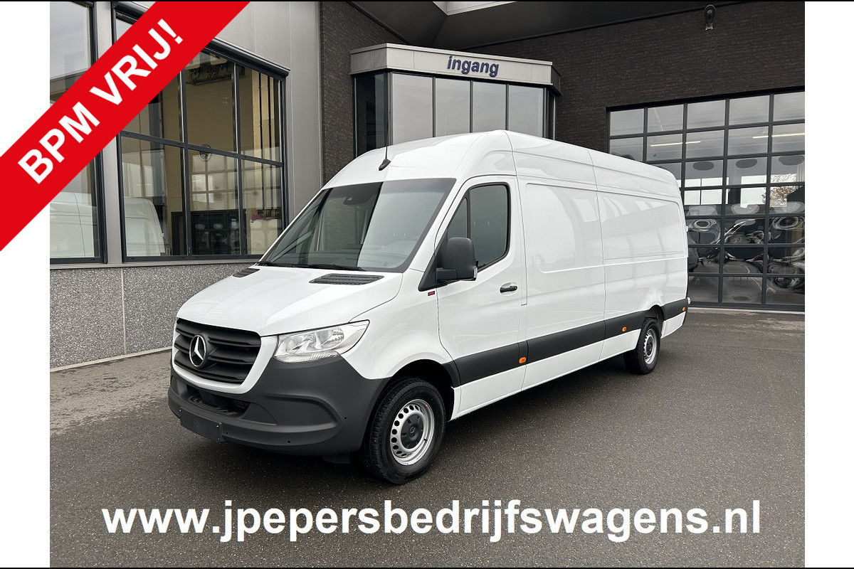 Mercedes-Benz Sprinter 317 CDI L3 H2 9G-TRONIC / MBUX / Navigatie / Camera / Parkeersensoren / Cruise control / Airco / 270 Graden achterdeuren