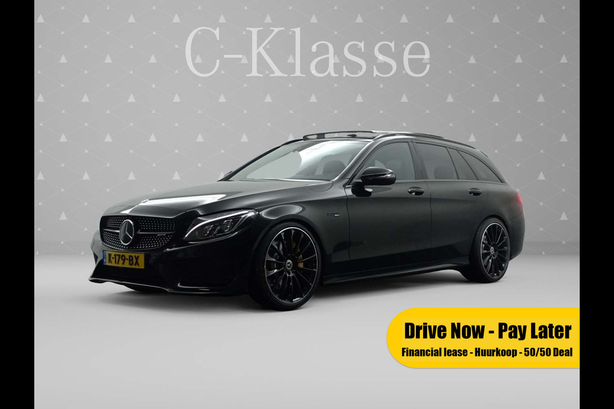 Mercedes-Benz C-Klasse Estate AMG 43 4MATIC 368pk 9G Aut- Panodak I Leer I Sfeerverl. I Camera I Burmester I Rijass.pakket