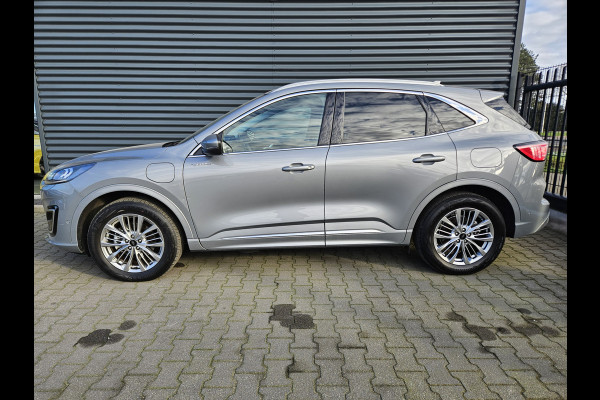 Ford Kuga 2.5 Vignale Plug In Hybrid 1500kg Trekgewicht PHEV | Adaptive Cruise | Lederen Sportstoelen Memory | Head Up | 360 Camera | Keyless | Apple Carplay | Stuurverwarming |