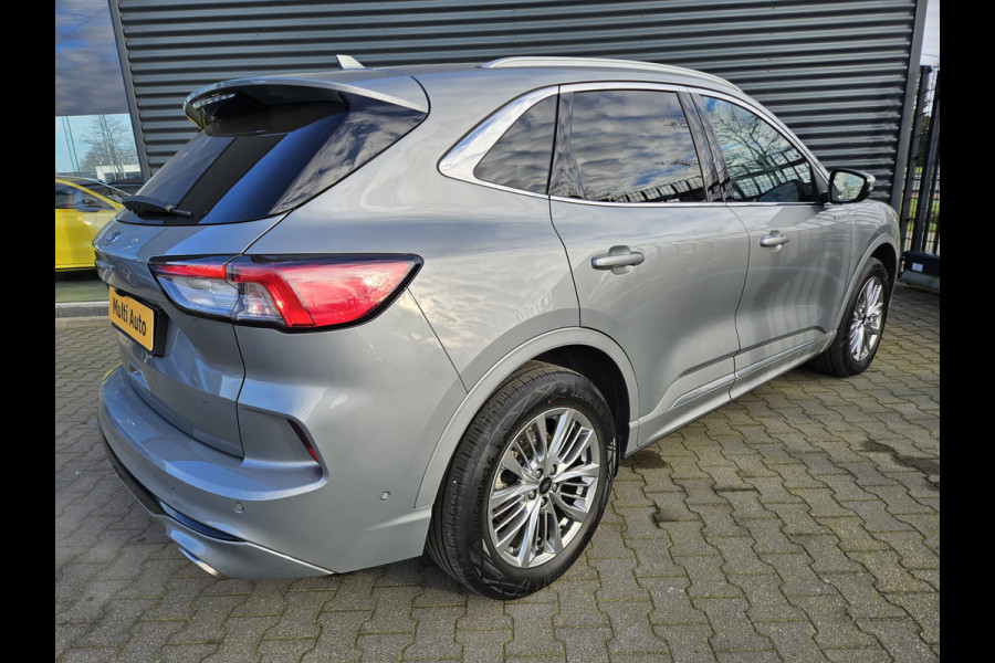 Ford Kuga 2.5 Vignale Plug In Hybrid 1500kg Trekgewicht PHEV | Adaptive Cruise | Lederen Sportstoelen Memory | Head Up | 360 Camera | Keyless | Apple Carplay | Stuurverwarming |