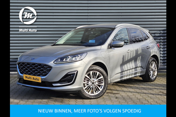 Ford Kuga 2.5 Vignale Plug In Hybrid 1500kg Trekgewicht PHEV | Adaptive Cruise | Lederen Sportstoelen Memory | Head Up | 360 Camera | Keyless | Apple Carplay | Stuurverwarming |