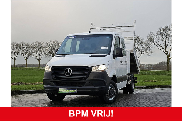 Mercedes-Benz Sprinter 514 Dubbel Cabine Kipper Kist Airco Mbux Dubbellucht Euro6 Trekhaak!