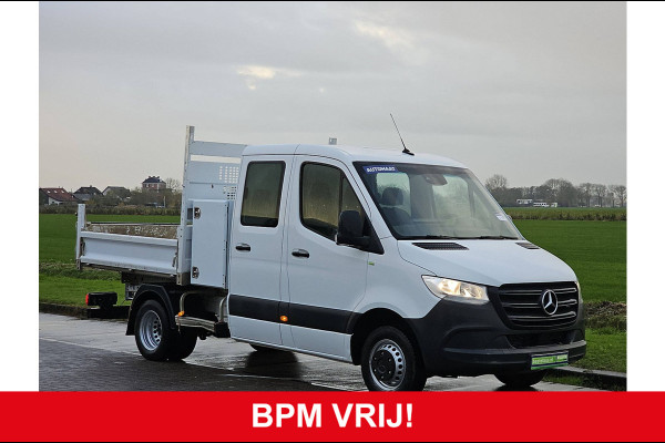 Mercedes-Benz Sprinter 514 Dubbel Cabine Kipper Kist Airco Mbux Dubbellucht Euro6 Trekhaak!