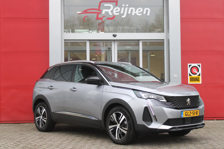 Peugeot 3008 1.2 130PK AUTOMAAT GT | FULL LED KOPLAMPEN | PARKEERSENSOREN VOOR EN ACHTER | DODEHOEKDETECTIE | APPLE CARPLAY/ANDROID | ACHTERUITRIJCAMERA | DAB-RADIO | NAVIGATIE 10" TOUCHSCREEN | ADAPTIEVE CRUISE CONTROL | STOELVERWARMING | KEYLESS ENTRY/START | RIJSTROOK ASSISENT | APPLE CARPLAY/ANDROID AUTO |