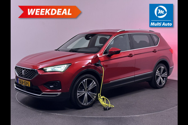 Seat Tarraco 1.4 TSI Xcellence Plug in Hybrid 245pk PHEV | Adaptive Cruise | Lederen Sportstoelen | 20 "L.M  | Parkassist | Digitaal Dasboard | Carplay | Stoel & Stuurwielverwarming | 360 Camera |