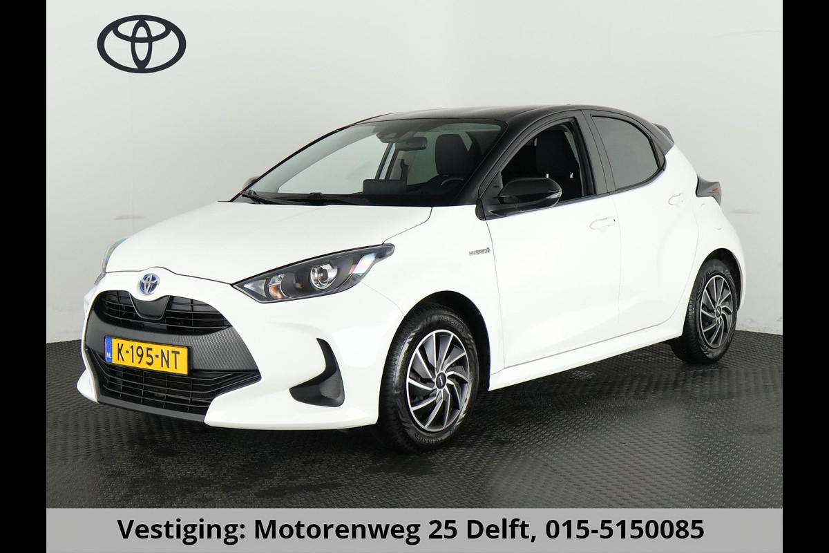 Toyota Yaris 1.5 HYBRID BI-TONE ACTIVE PACK CARPLAY NAVIGATIE. CAMERA.ADAPT.CRUISE.GARANTIE TOT 2031