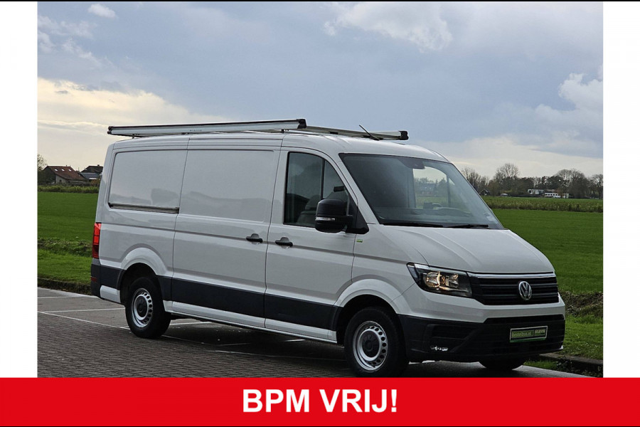 Volkswagen Crafter 35 2.0 TDI L3H2 Imperiaal, trap, trekhaak, pdc, 177Pk, NAP, Euro6!