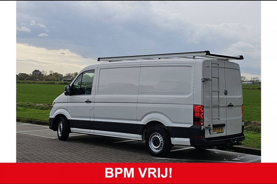 Volkswagen Crafter 35 2.0 TDI L3H2 Imperiaal, trap, trekhaak, pdc, 177Pk, NAP, Euro6!