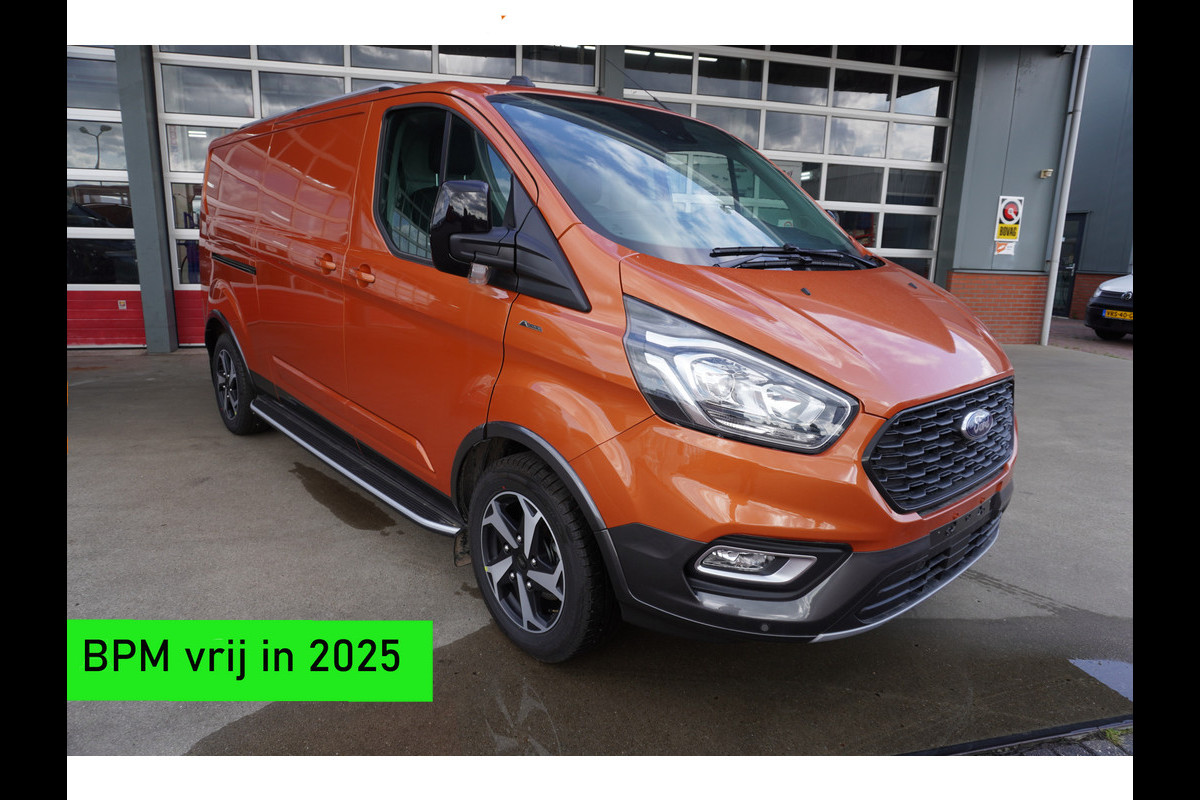 Ford Transit Custom 300L 2.0 TDCI 130PK L2H1 Limited Active Edition Nr. V085 | Airco | Cruise | Apple CP & Android Auto