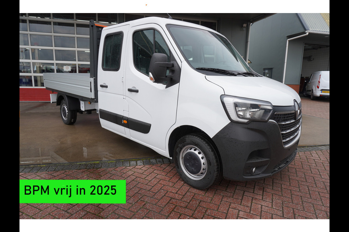 Renault Master T35 2.3 dCi 165PK L3 Pick-up Dubbel cabine Comfort Nr. V084 | Airco | Cruise | 7 Zits