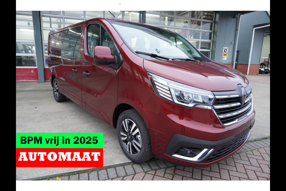 Renault Trafic 2.0 Bleu dCi EDC 170PK L2H1 Extra DubbelCabine Automaat Schuifdeur L/R Nr. V178 |  Climate | Navi | Camera | Adap.cruise