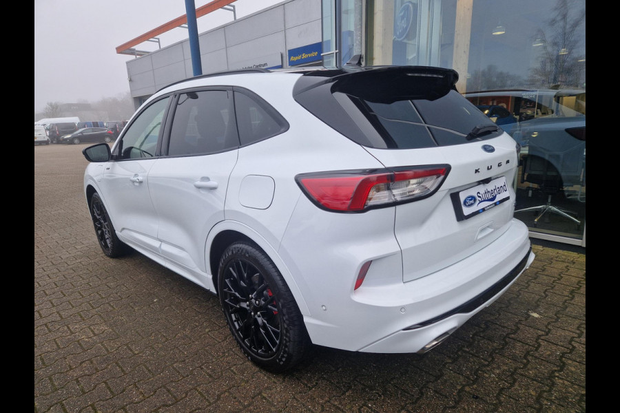 Ford Kuga 2.5 PHEV ST-Line X | Black Pack; 20 inch zwarte LMV ,zwart dak,spiegels en spoiler,rode remklauwen | Panoramadak | Adapt.cruise control | Winter Pack | Head up Display | Adaptieve koplampen | Draadloos opladen