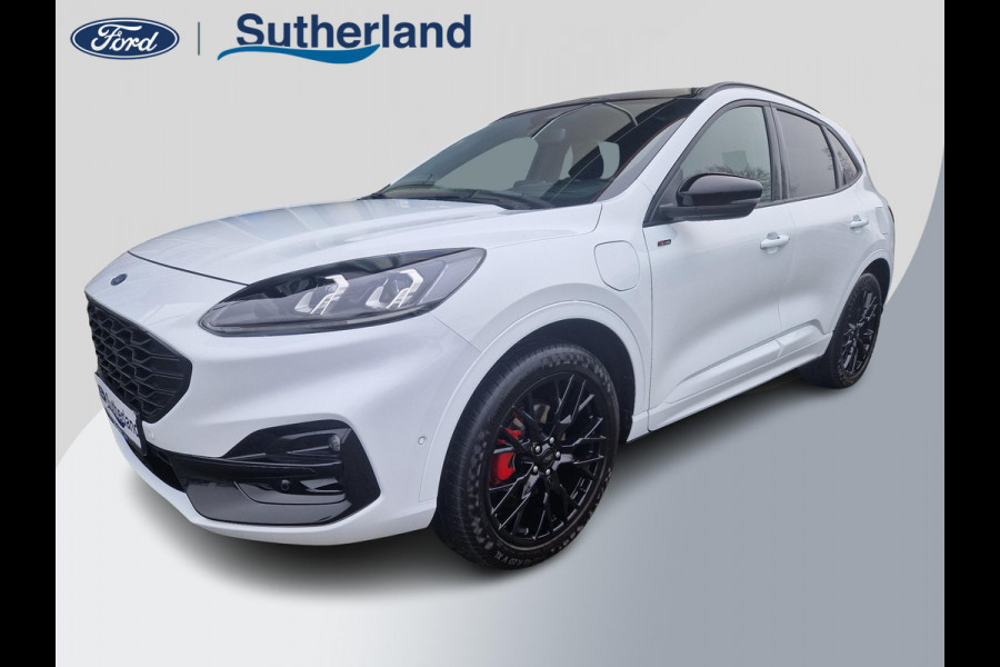 Ford Kuga 2.5 PHEV ST-Line X | Black Pack; 20 inch zwarte LMV ,zwart dak,spiegels en spoiler,rode remklauwen | Panoramadak | Adapt.cruise control | Winter Pack | Head up Display | Adaptieve koplampen | Draadloos opladen