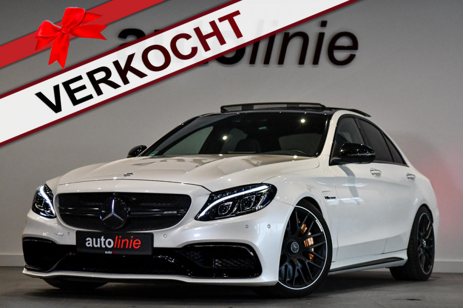 Mercedes-Benz C-Klasse C 63 s AMG, Keramisch, Schaal, Carbon, HUD, 360, ACC, Pano, IWC, Drivers, Burmester, Keyless, Full!