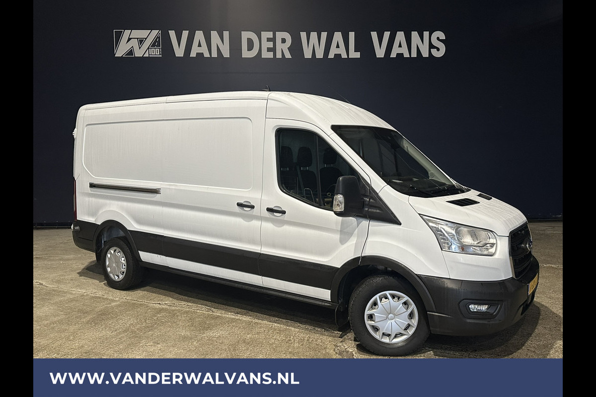 Ford Transit 2.0 TDCI 130pk L3H2 Euro6 Airco | Camera | Navigatie | Apple Carplay | Android Auto Cruisecontrol, Stoelverwarming, Parkeersensoren, Verwarmde voorruit, Bijrijdersbank