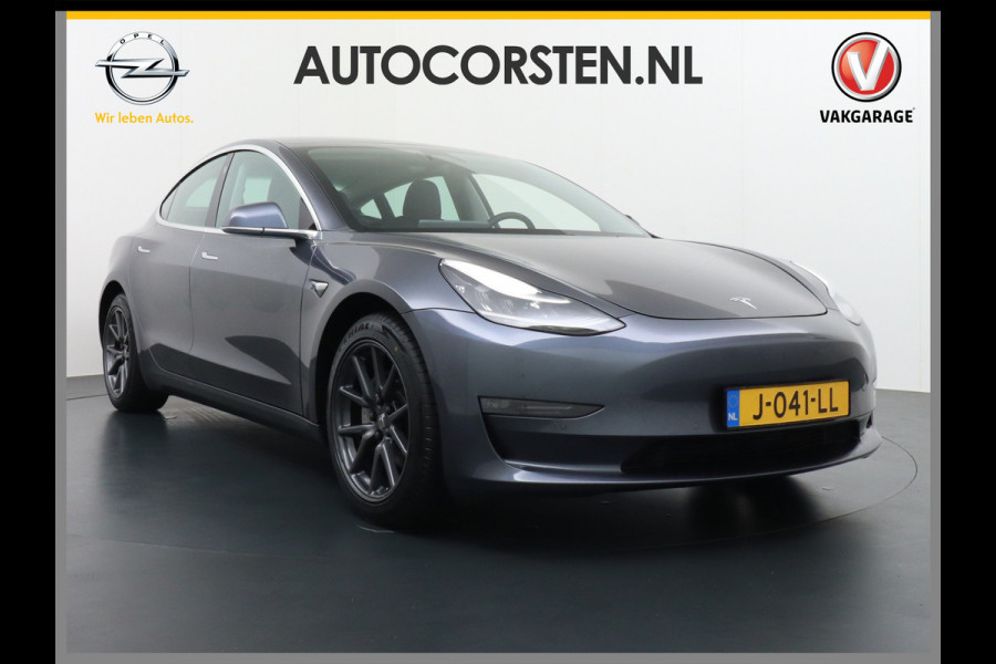 Tesla Model 3 Long Range 2020 75kWh 463PK Full Self Driving Computer Telefoon-Sleutel Premium Audio 4wd  18" Lmv AutoPilot Panoramadak Camera' Stoel en achterbank verwarming Keyless Electr.Stoelen+Memory+Easy-Entry WiFi Origineel Nederlandse auto Grootste accu, Tot 16,5kwh thuis laden.