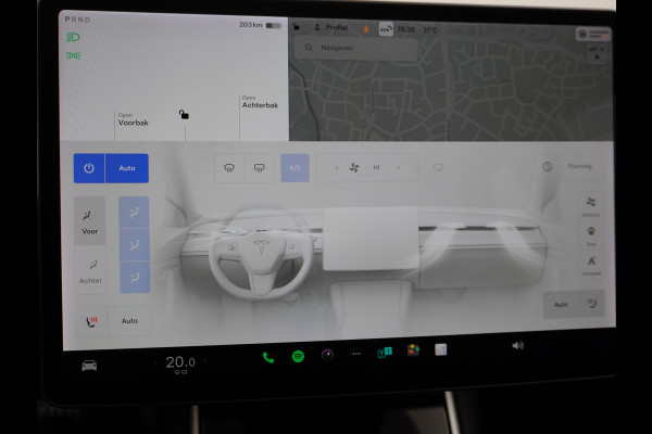 Tesla Model 3 Long Range 2020 75kWh 463PK Full Self Driving Computer Telefoon-Sleutel Premium Audio 4wd  18" Lmv AutoPilot Panoramadak Camera' Stoel en achterbank verwarming Keyless Electr.Stoelen+Memory+Easy-Entry WiFi Origineel Nederlandse auto Grootste accu, Tot 16,5kwh thuis laden.