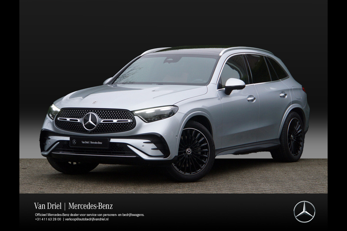 Mercedes-Benz GLC GLC 300 e 4M AMG Line | Bruin int | Achterasbesturing Luchtvering Panorama