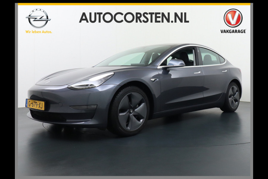 Tesla Model 3 Long Range 75kWh 463PK FSD-Full Self Driving Computer-3 Premium Audio 4wd  18" Lmv AutoPilot Panoramadak Camera's Leder Adaptive Stoel en achterbank verwarming Keyless Electr.Stoelen+Memory+Easy-Entry WiFi Origineel Nederlandse auto Grootste accu, Tot 16,5kwh thuis laden.