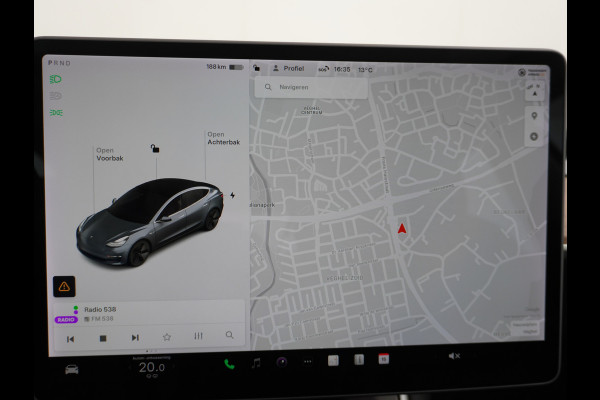 Tesla Model 3 Long Range 75kWh 463PK FSD-Full Self Driving Computer-3 Premium Audio 4wd  18" Lmv AutoPilot Panoramadak Camera's Leder Adaptive Stoel en achterbank verwarming Keyless Electr.Stoelen+Memory+Easy-Entry WiFi Origineel Nederlandse auto Grootste accu, Tot 16,5kwh thuis laden.