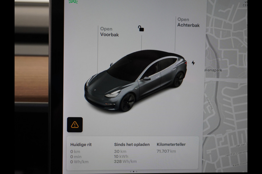 Tesla Model 3 Long Range 75kWh 463PK FSD-Full Self Driving Computer-3 Premium Audio 4wd  18" Lmv AutoPilot Panoramadak Camera's Leder Adaptive Stoel en achterbank verwarming Keyless Electr.Stoelen+Memory+Easy-Entry WiFi Origineel Nederlandse auto Grootste accu, Tot 16,5kwh thuis laden.