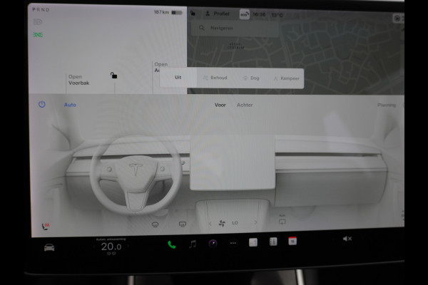 Tesla Model 3 Long Range 75kWh 463PK FSD-Full Self Driving Computer-3 Premium Audio 4wd  18" Lmv AutoPilot Panoramadak Camera's Leder Adaptive Stoel en achterbank verwarming Keyless Electr.Stoelen+Memory+Easy-Entry WiFi Origineel Nederlandse auto Grootste accu, Tot 16,5kwh thuis laden.