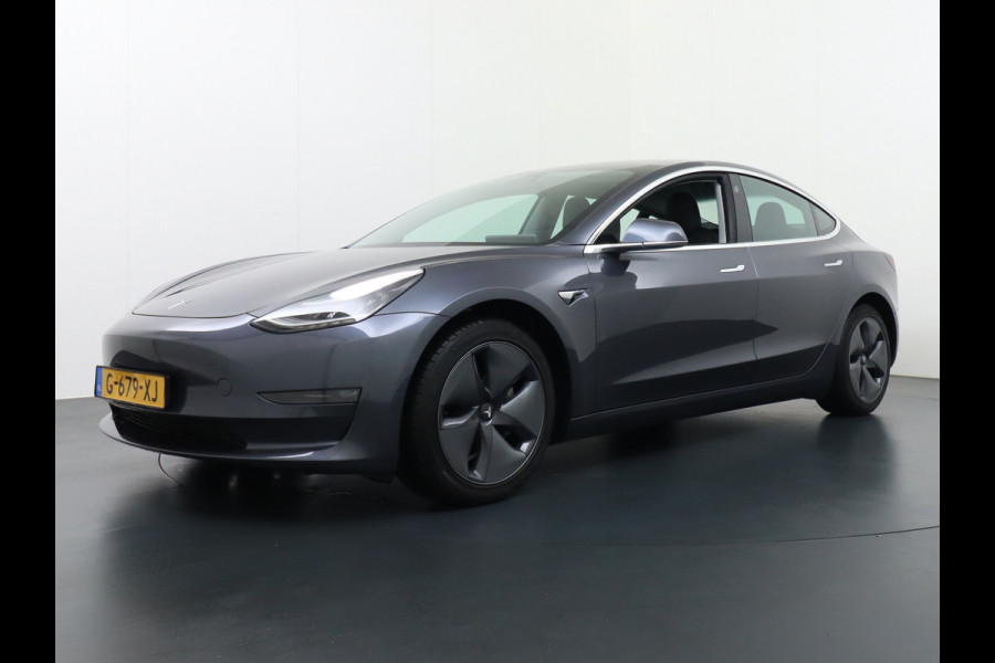 Tesla Model 3 Long Range 75kWh 463PK FSD-Full Self Driving Computer-3 Premium Audio 4wd  18" Lmv AutoPilot Panoramadak Camera's Leder Adaptive Stoel en achterbank verwarming Keyless Electr.Stoelen+Memory+Easy-Entry WiFi Origineel Nederlandse auto Grootste accu, Tot 16,5kwh thuis laden.