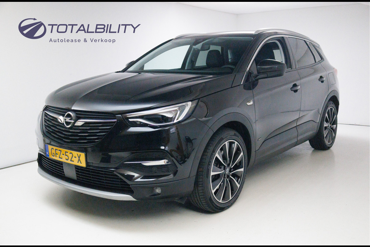 Opel Grandland X 1.6 Turbo Hybrid4 Ultimate 300 PK Automaat Leer, Stoelverw. & Stoelkoeling, Elec. verst. best. stoel met geheugen, 19" LMV