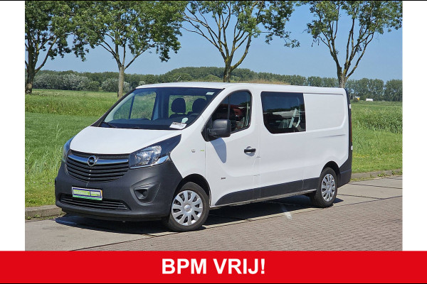 Opel Vivaro 1.6 CDTI L2H1 DC EcoFlex Airco Trekhaak 120Pk Euro6!