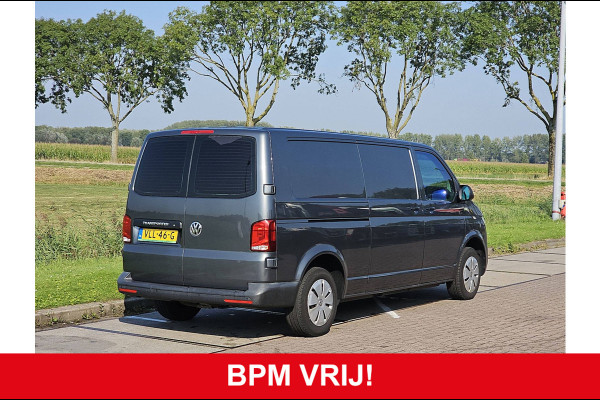 Volkswagen Transporter 2.0 TDI L2H1 28 Economy Business T6.1 NAP CarPlay Deuren Pdc Euro6 !