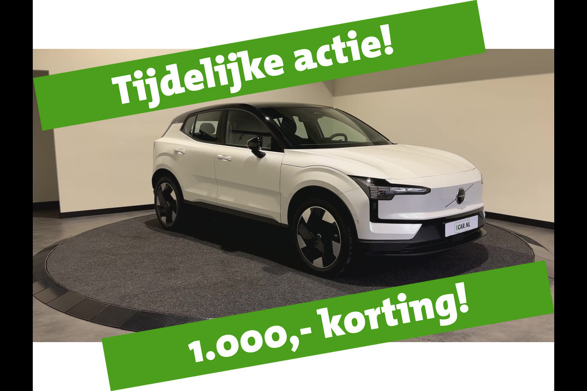 Volvo EX30 Single Motor Extended Range Plus 69 kWh | Warmtepomp | Climatepack | Navi Deze maand gratis laadpas met € 500,- laad tegoed!