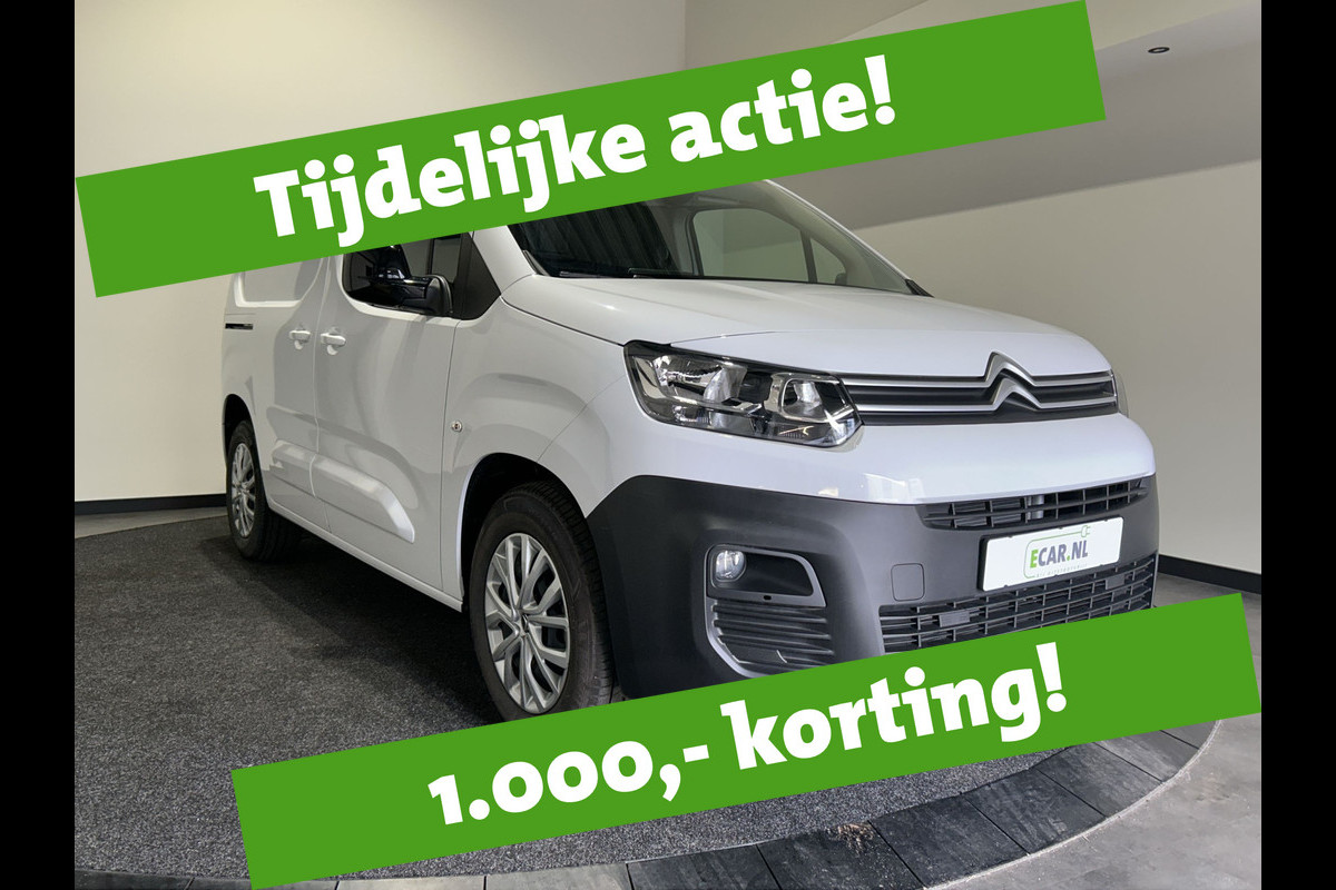 Citroën E-Berlingo 136 L1 50 kWh | Voor de snelle beslissers!  Parkeersensoren en Navigatie